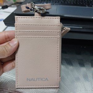 Nautica Thin Wallet ID Card Wristlet Straps  NUDE COLOR